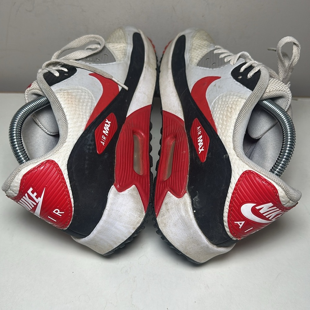 Nike Air Max 1 G White and Red golf cleat Shoes - Picture 6 of 9